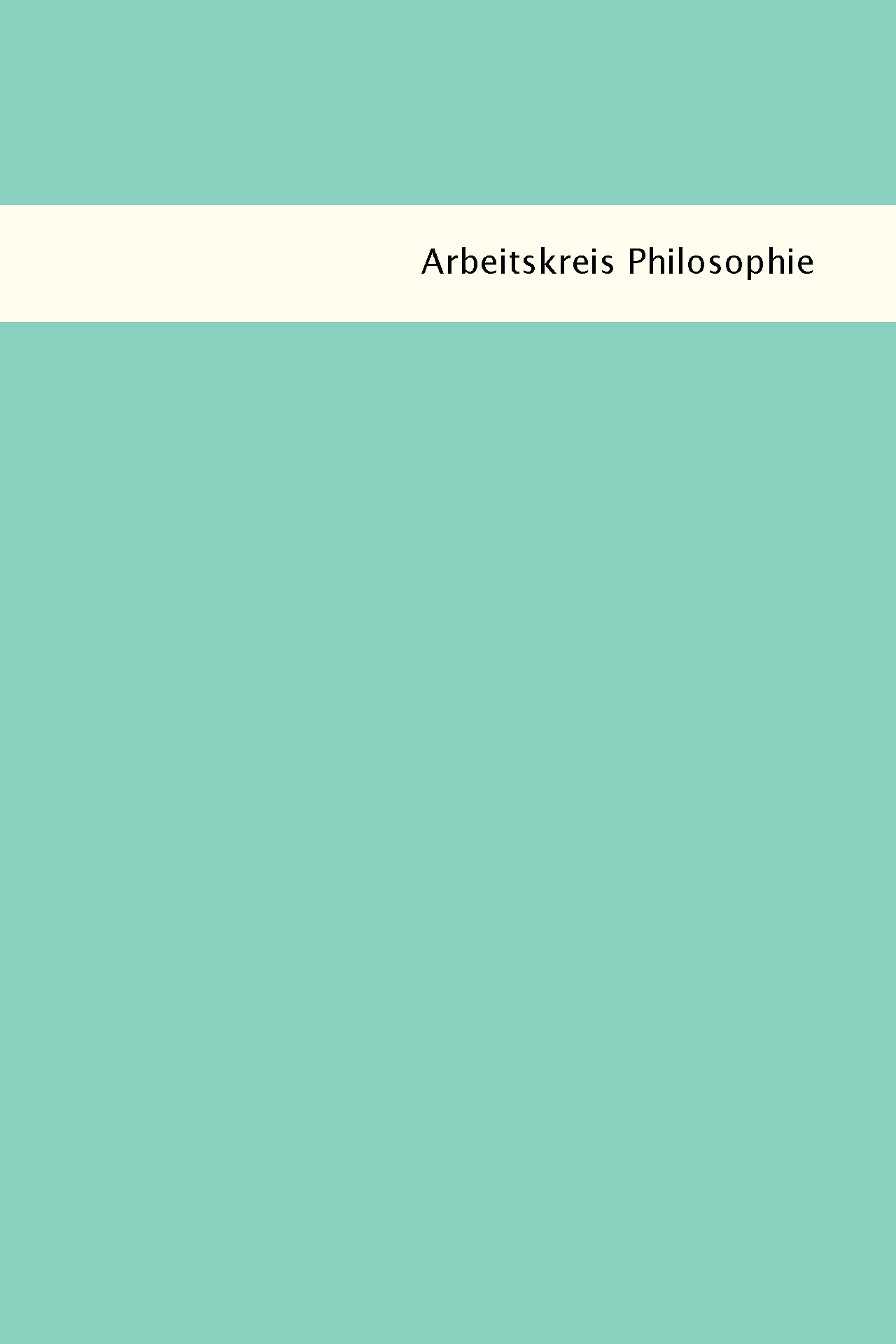 Arbeitskreis Philosophie