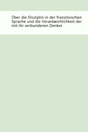 Disziplin der Sprache